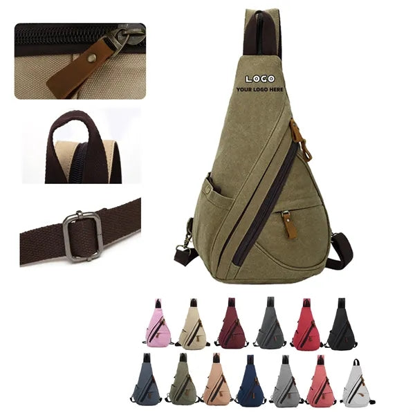 Canvas Travel Crossbody Bag
