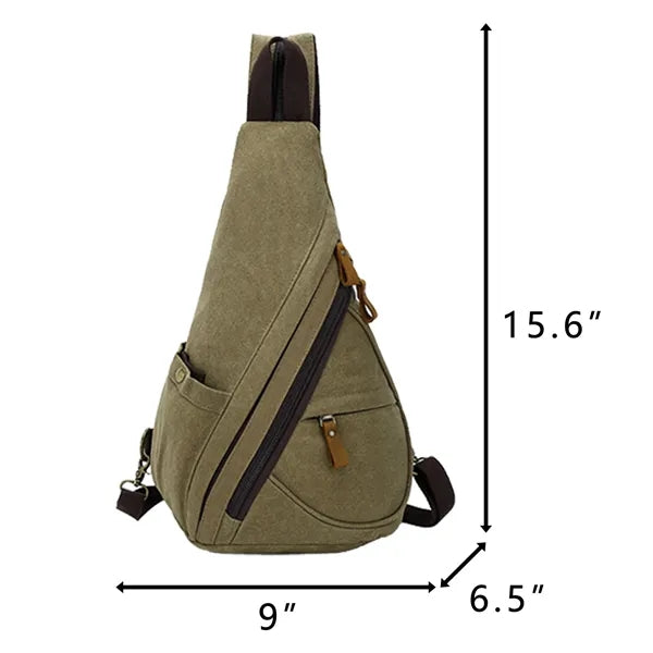 Canvas Travel Crossbody Bag