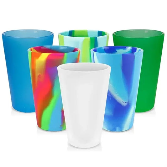 16oz Unbreakable Silicone Glasses