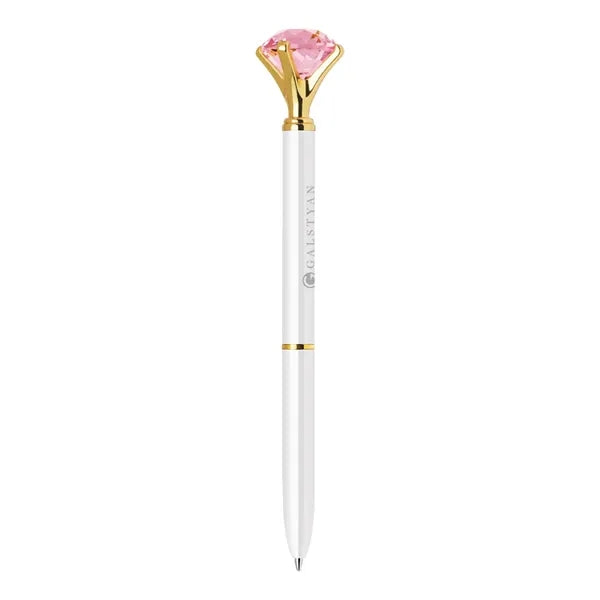 Rose Gemstone Ballpoint Pen