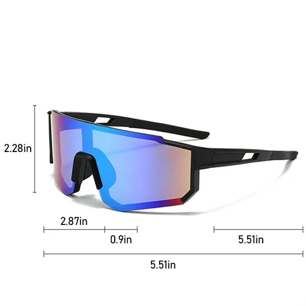 Sporty UV Protection Sunglasses for Outdoor Activities