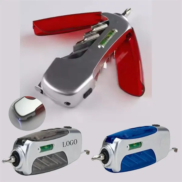 Hand Screwdrivers With LED light Level and Tape Measur