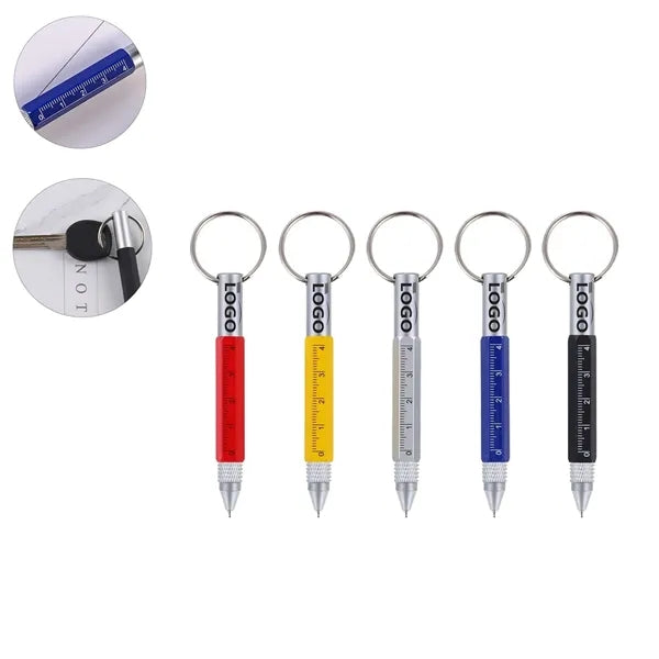 Outdoor Screwdriver Keychain Short Scale Touch Screen Pen