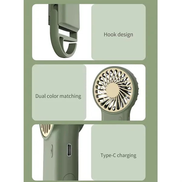 Mini Portable Fan with Hook