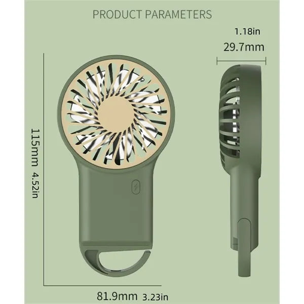 Mini Portable Fan with Hook