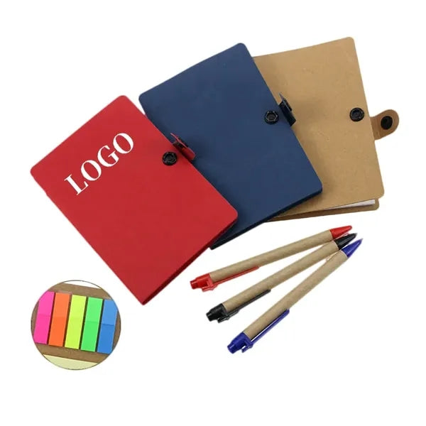 Eco-Friendly Button Notebook