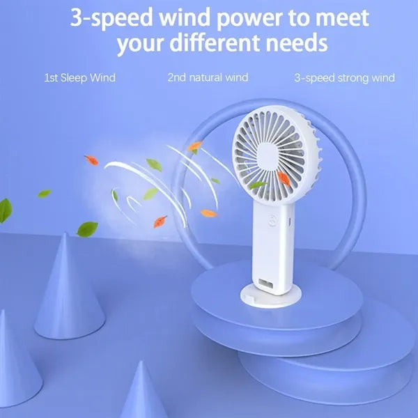 Mini Handheld Portable Fan with Detachable Base