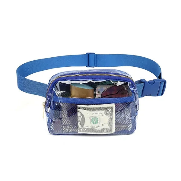 Clear Fanny Bag With Adjustable Shoulder Strap