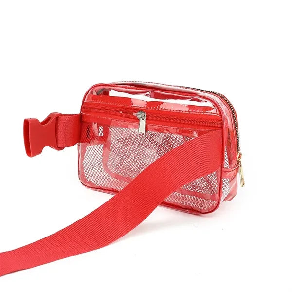 Clear Fanny Bag With Adjustable Shoulder Strap
