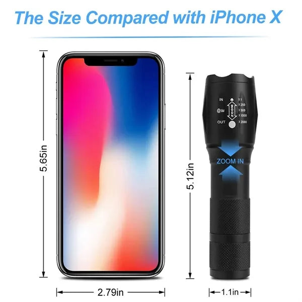 5 Modes Handheld LED Flashlight