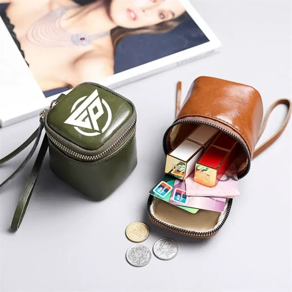 PU Leather Key Bag for Women