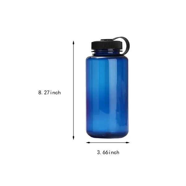 Large Capacity Clear Leak Proof Wide Mouth Water Bottle