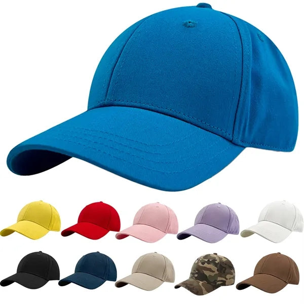 6 Panel Cotton Baseball Cap