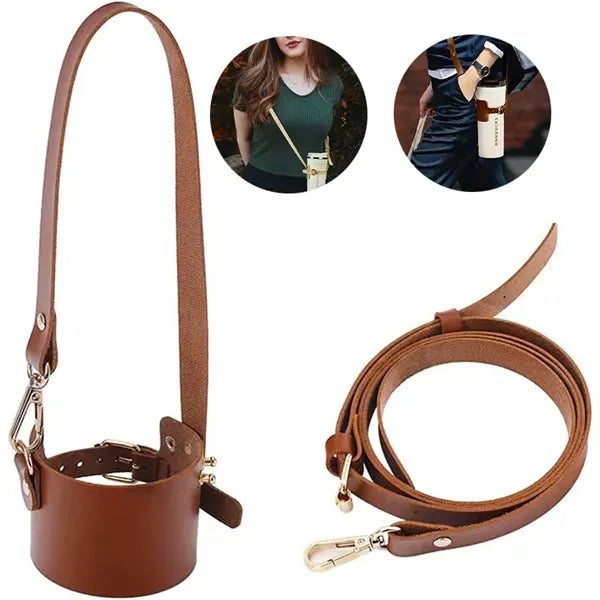 Water Bottle Bag With Shoulder Strap