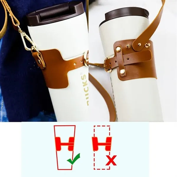 Water Bottle Bag With Shoulder Strap