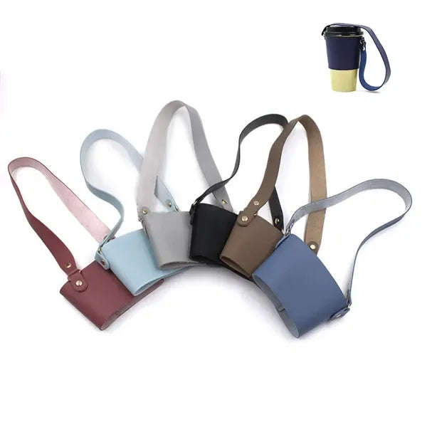 Leather Anti-scald Water Bottle Bag