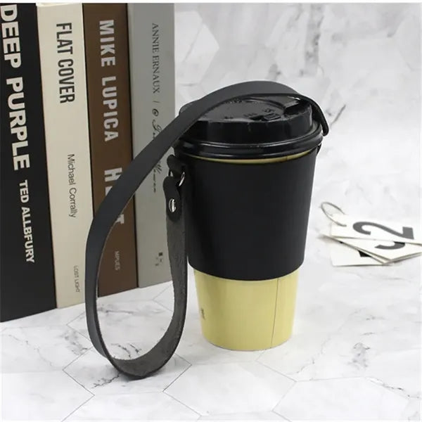 Leather Anti-scald Water Bottle Bag