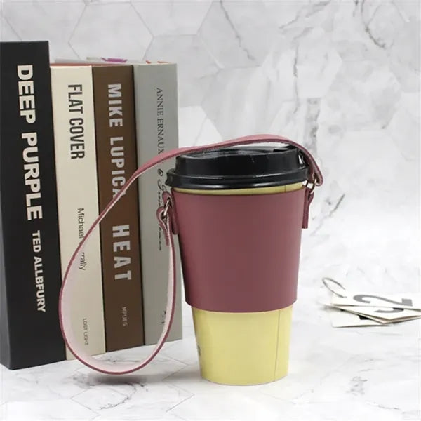 Leather Anti-scald Water Bottle Bag
