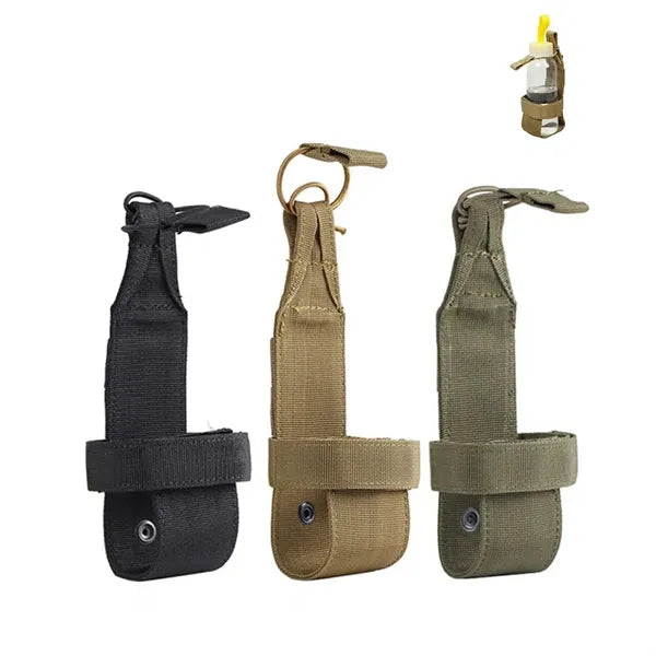 Multi-use nylon webbing water bottle bag