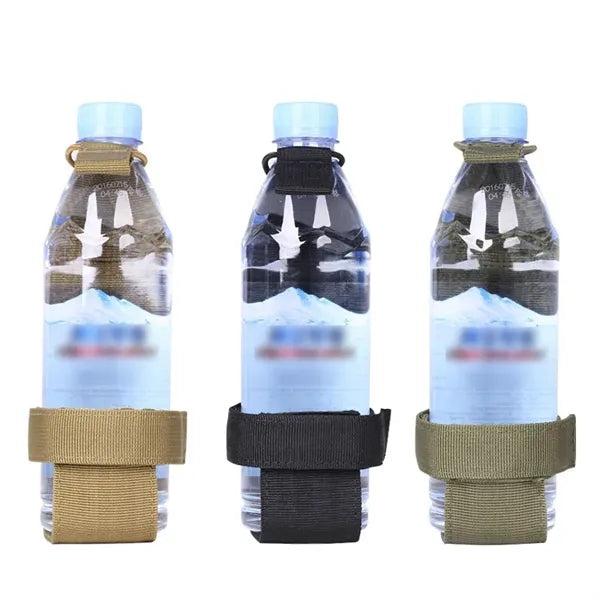 Multi-use nylon webbing water bottle bag