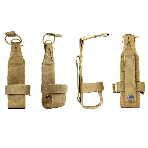 Multi-use nylon webbing water bottle bag