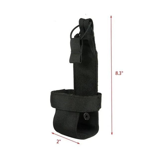 Multi-use nylon webbing water bottle bag