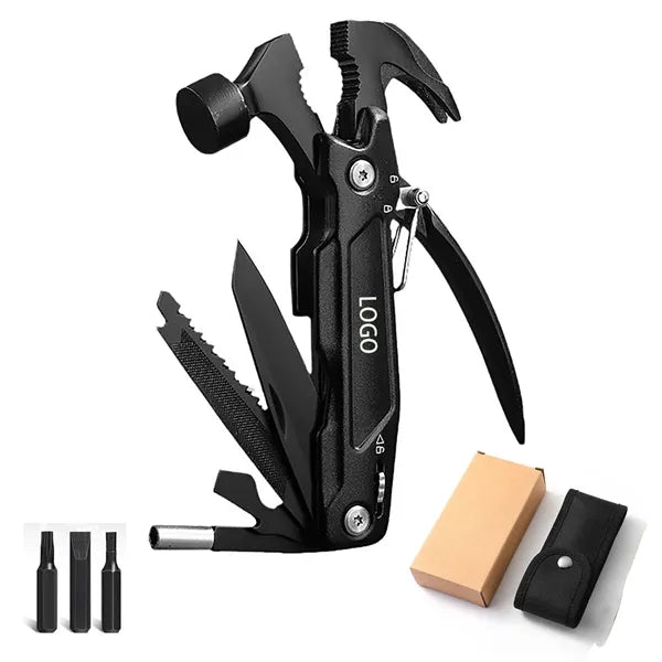15 in 1 Outdoor Camping Hammer Multitool