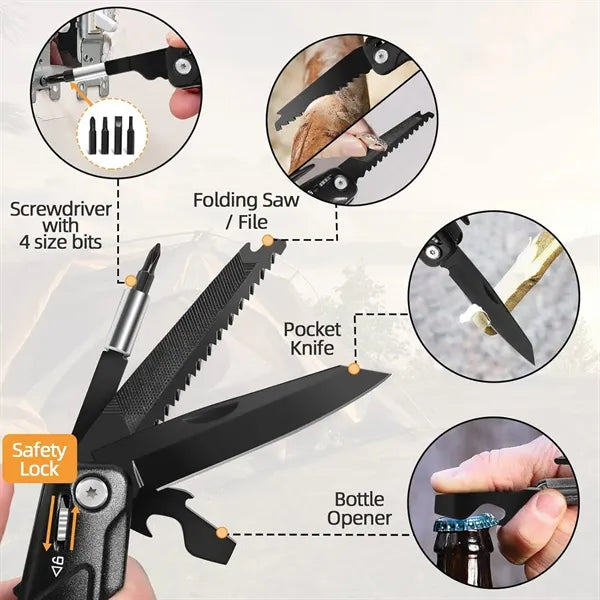 15 in 1 Outdoor Camping Hammer Multitool