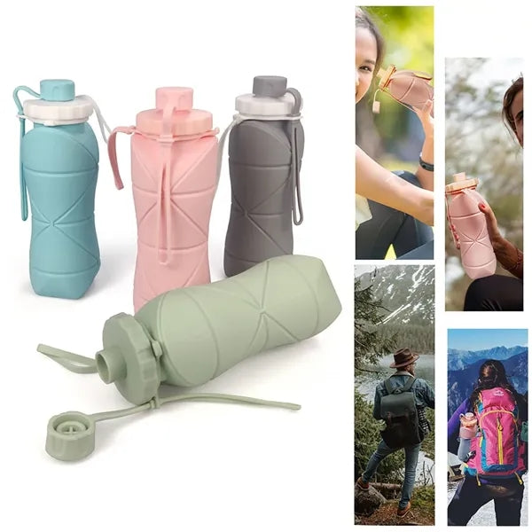 Foldable Round Water Bottle