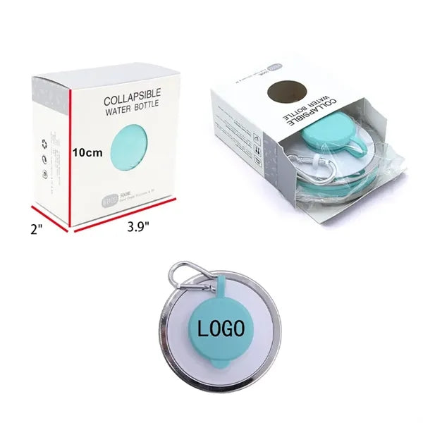 Silicone collapsible water bottle