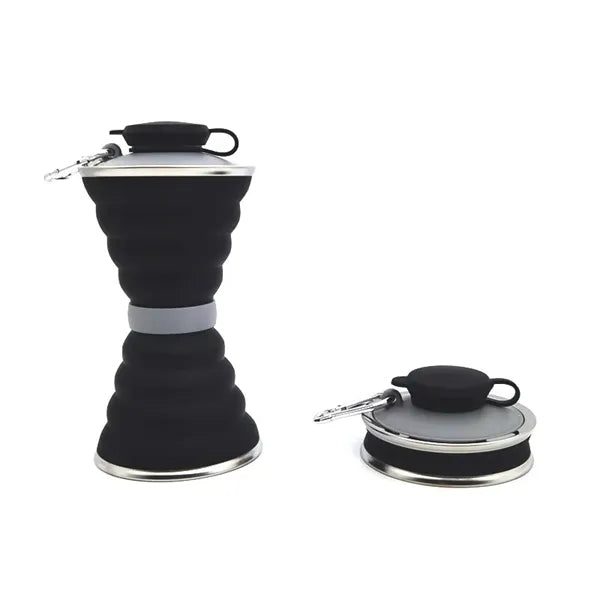 Silicone collapsible water bottle