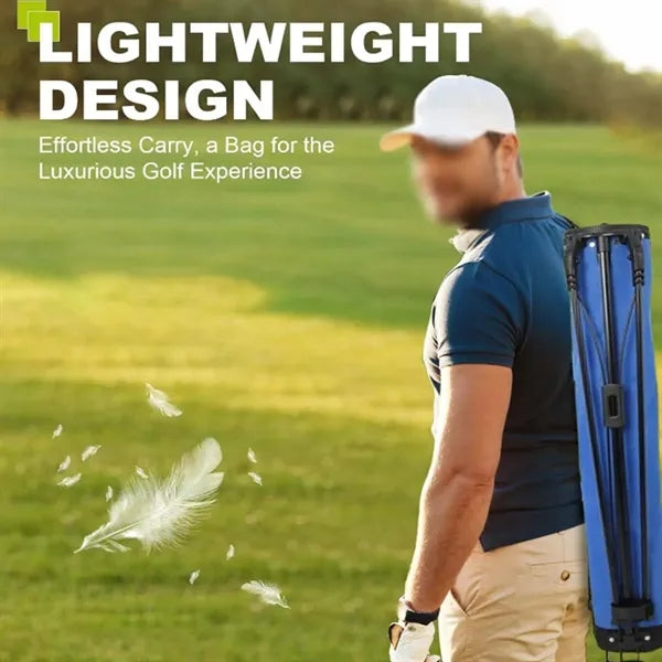 Durable Portable Lightweight Golf Stand Bag with Strap