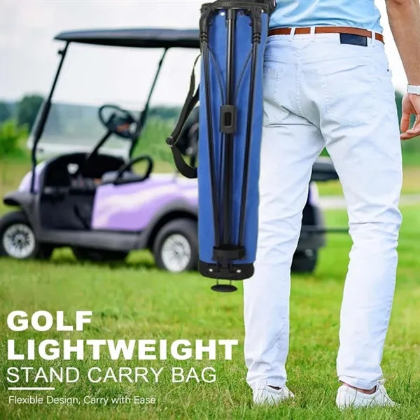 Durable Portable Lightweight Golf Stand Bag with Strap