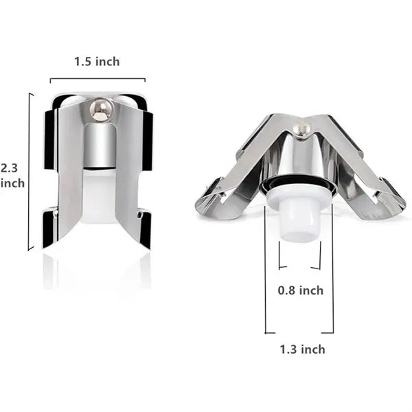 Stainless Steel Champagne Sealer Stopper