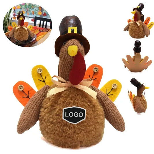 Stuffed Turkey Party Desk Decoration