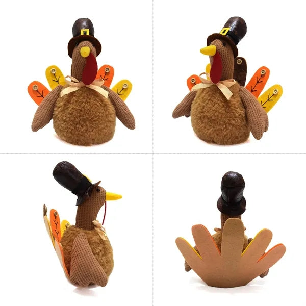Stuffed Turkey Party Desk Decoration