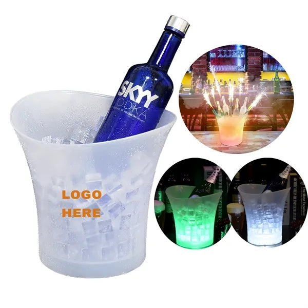 Party Led Beverage Holder Ice Bucket for Champagne Beer Wine