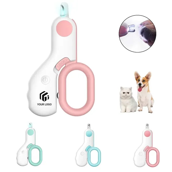 Versatile Portable Safety LED Light Pet Nail Clippers