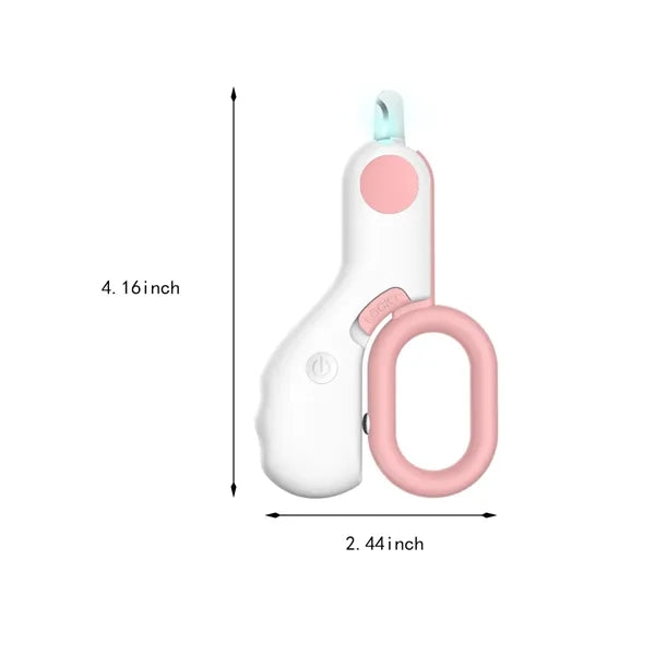 Versatile Portable Safety LED Light Pet Nail Clippers