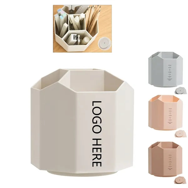 Rotating Pen Holder Custom Multi-function Organizer