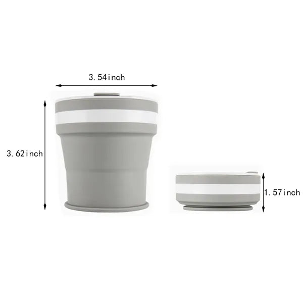 Collapsible Portable Healthy Silicone Coffee Water Cup