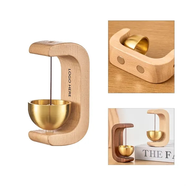 Magnetic Wood Doorbell Wind Chime Home Deco