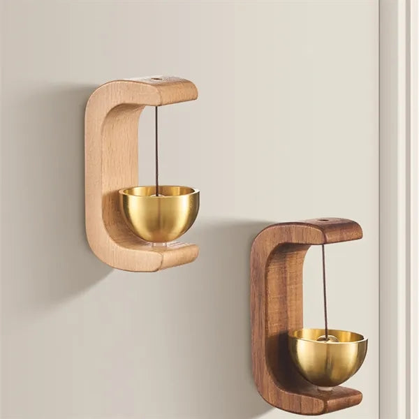 Magnetic Wood Doorbell Wind Chime Home Deco
