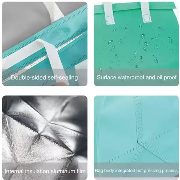 Portable Non-woven Insulation Handheld Takeaway Bags