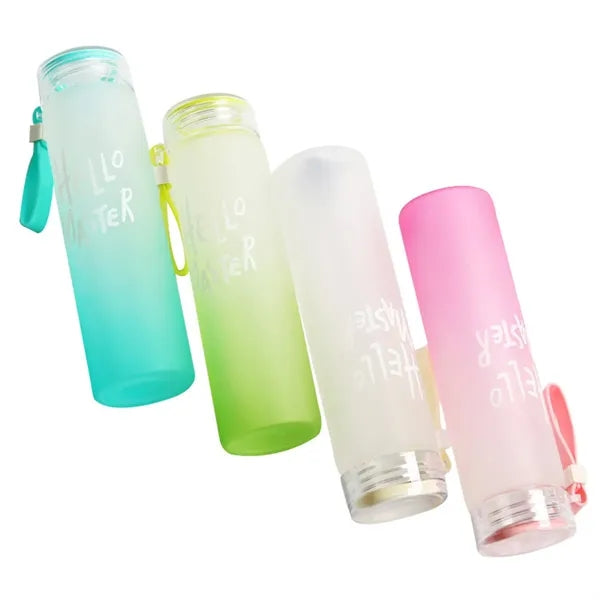 Transparent Frosted Glass Drinking Cup