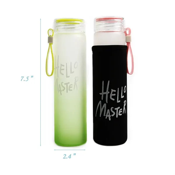 Transparent Frosted Glass Drinking Cup