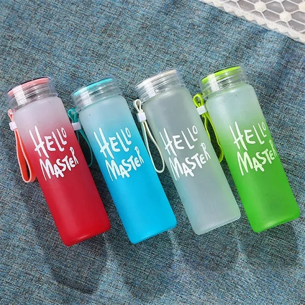Transparent Frosted Glass Drinking Cup