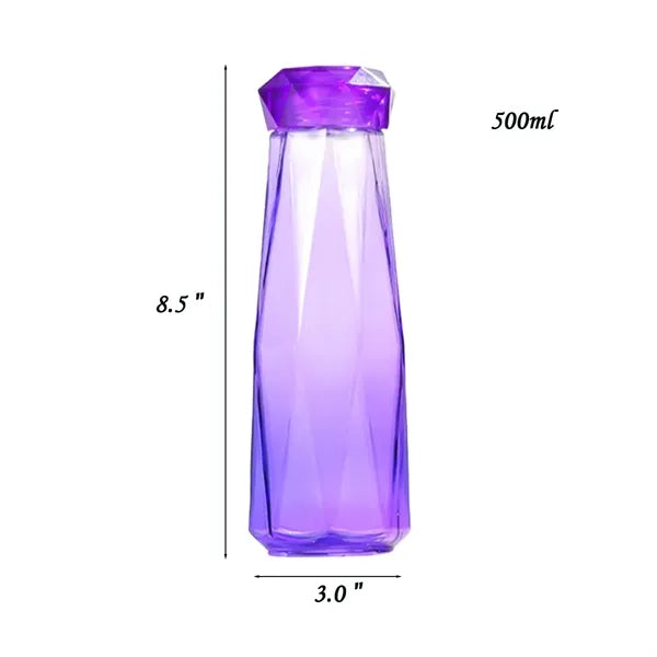Clear Glass Water Bottles