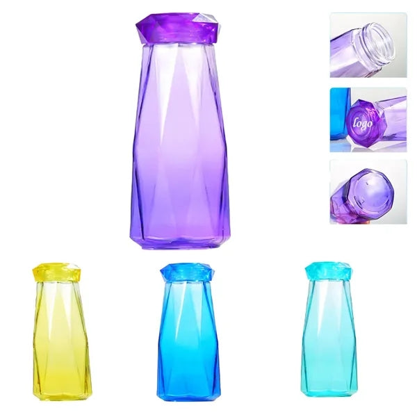 Diamond Glass Bottle