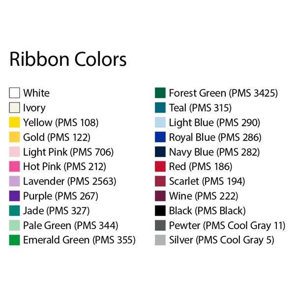 Printed Awareness Ribbon
